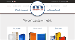 Desktop Screenshot of medros.com.pl